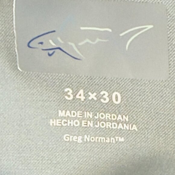 Greg Norman Golf Pants Academia Stretch Chino 34×30 Made in Jordan - Picture 7 of 14